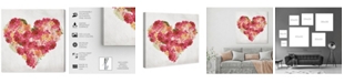 Oliver Gal Watercolor Heart Canvas Art Collection